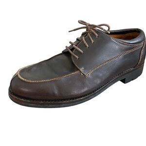 Men's Cole Haan Brown Leather Split Toe Lace Up Oxford Shoe Size 10M